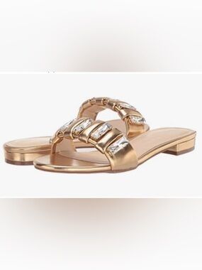 JESSICA SIMPSON AMILLE FLAT SANDAL NWT